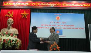 Lễ Công bố kết quả rà soát thủ tục hành chính thuộc phạm vi chức năng quản lý nhà nước của Bộ Nội vụ